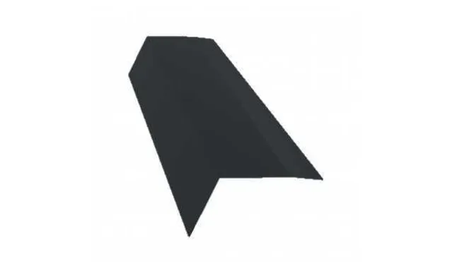 Планка карнизная 100х65 0,45 Drap ST RAL 7016 антрацитово-серый