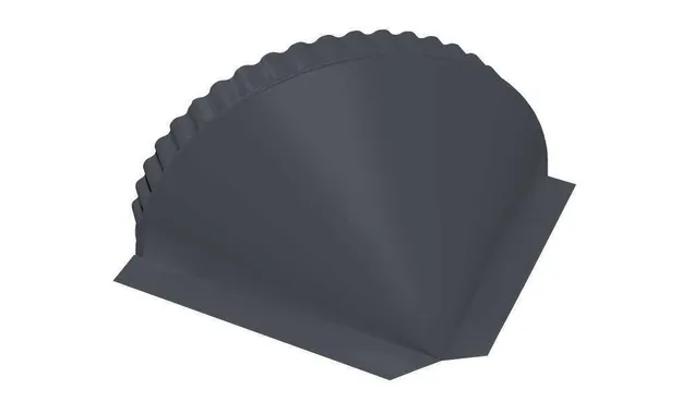 Заглушка малая конусная Drap ST RAL 7024 мокрый асфальт