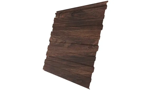 Профлист Grand Line C10В 0.45 Print Elite Chestnut wood