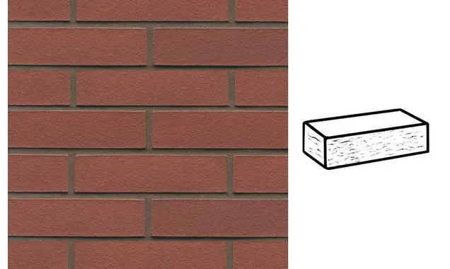Кирпич клинкерный Muhr 03 Naturrot рустик, 290х90х71 мм
