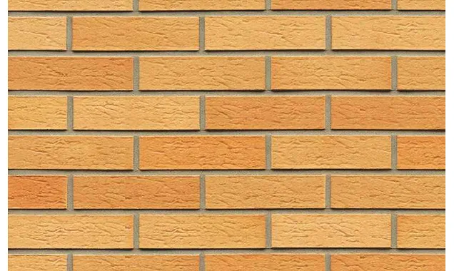 Кирпич клинкерный Muhr 01 EG Niederlausitzer Gelb Edelglanz рустик, 250х120х65 мм