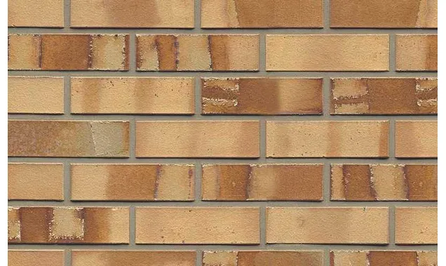 Кирпич клинкерный Muhr 06 S Hellbraun-bunt Spezial гладкий, 240х55х71 мм