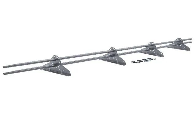 Снегозадержатель NEW трубчатый Grand Line RAL 9006 3м
