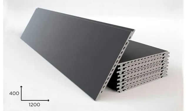 Керамогранитная плита FAVEKER GA16 для НФС, Negro, 1200*400*18 мм