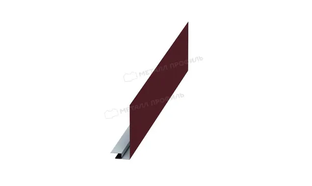 Планка карнизного свеса сложная 185х50х2000 NormanMP (ПЭ-01-3005-0.5)