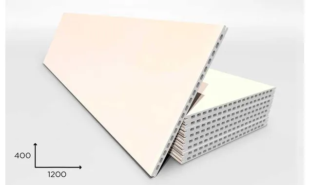 Керамогранитная плита FAVEKER GA20 для НФС, Beige, 1200*400*20 мм