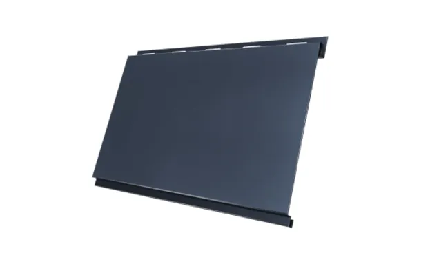 Финишный профиль фибросайдинга Decover Satin RAL 7024 Мокрый асфальт 0.5 | с пленкой
