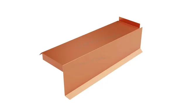 Планка сегментная торцевая правая 350 мм (AGNETA-20-Copper\Copper-0.5)