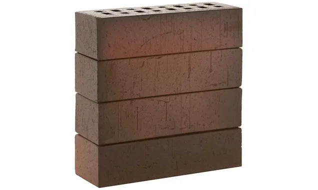 Кирпич клинкерный ЛСР красный флэш Ричмонд винтаж, M300, 250х85х65 мм