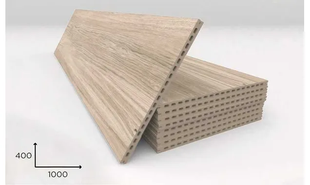 Керамогранитная плита FAVEKER GA20 для НФС, Ordesa Beige, 1000*400*20 мм