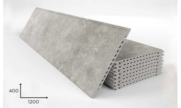 Керамогранитная плита FAVEKER GA16 для НФС, Urban Gris, 1200*400*18 мм