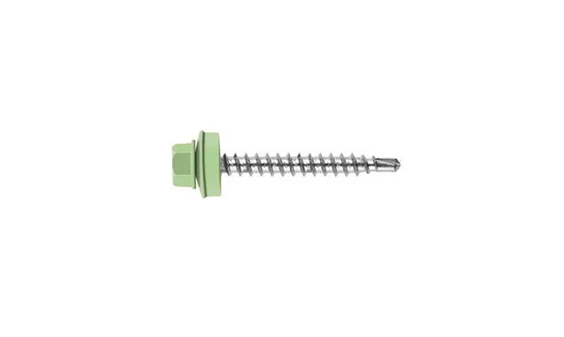 Саморез кровельный Daxmer 4,8х70 RAL 7047 (100) сверло №1