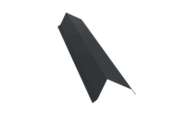 Планка торцевая 142х100 0,5 Rooftop Matte RAL 7016 антрацитово-серый