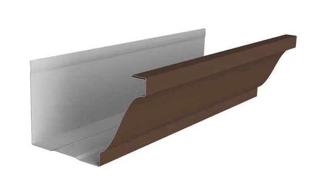 Желоб прямоугольный Vortex Lite Matt 130 мм 3м RAL 8017