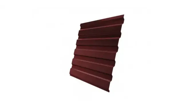 Профлист Grand Line C20В 0.5 GreenCoat Pural BT, matt RR 29 Красный