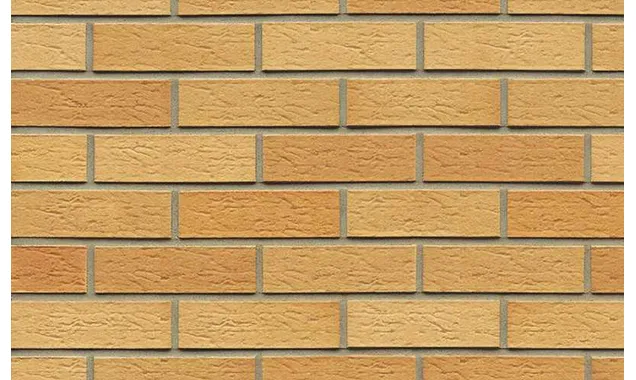 Кирпич клинкерный Muhr 01 EG Niederlausitzer Gelb Edelglanz рустик, 240х55х71 мм