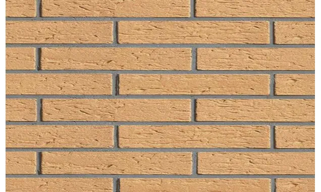Кирпич клинкерный Muhr 01 Niederlausitzer Gelb рустик, 290х90х52 мм