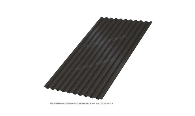 Профлист Металл Профиль C21 0.5 VikingMP® E RR 32 Темно-коричневый B