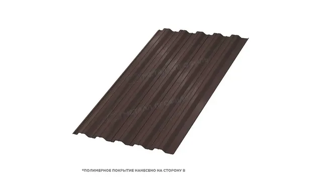 Профлист Металл Профиль HC35 0.45 Полиэстер RAL 8017 Коричневый шоколад A