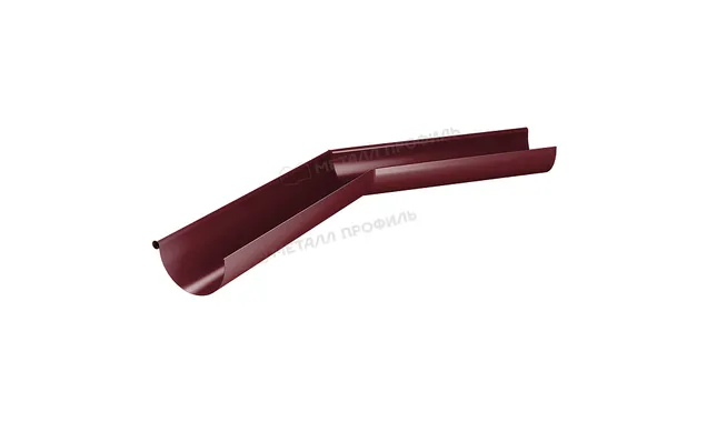 Угол желоба наружный 135 градусов МЕТАЛЛ ПРОФИЛЬ Foramina PUR D125 Ral 3005