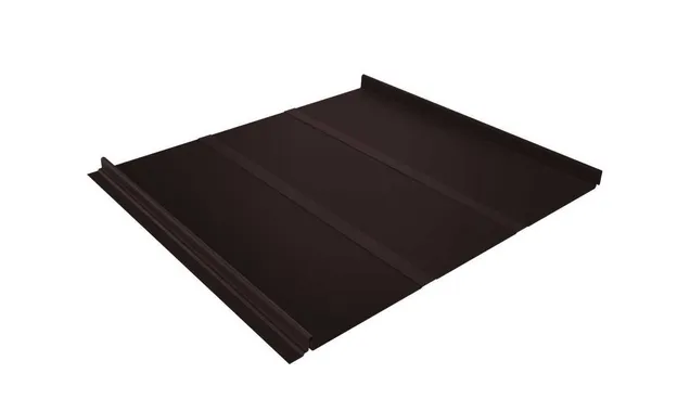 Фальцевая кровля Кликфальц Line Grand Line 0,5 Satin Matt RAL 8017 Шоколад
