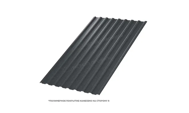Профлист Металл Профиль МП20 0.5 VALORI Grey, Серый R