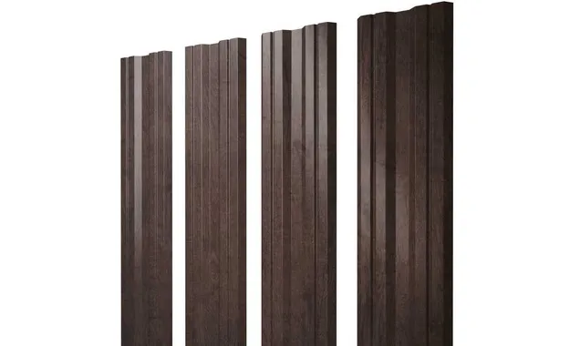 Штакетник Twin 0,45 Print-double Premium Antique Wood