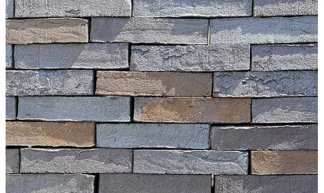 Кирпич клинкерный Muhr 05 Eisenschmelz Schwarzbraun Wasserstrich, 240х52х52 мм