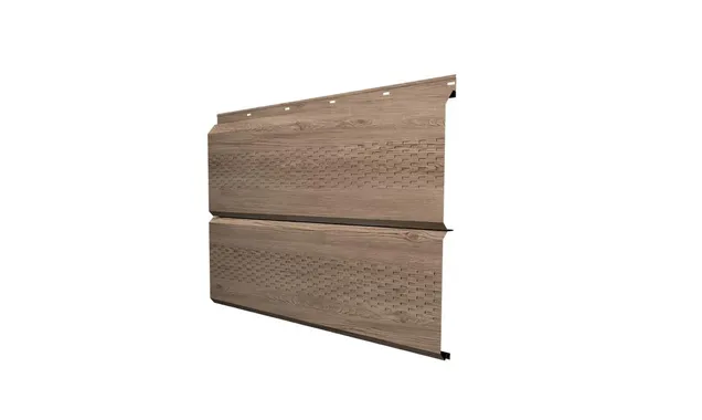 Софит ЭкоБрус с перфорацией 0,345 Grand Line 0,45 Print Elite WhiteWood