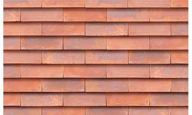 Терракотовые панели для фасада и кровли S.Anselmo Skin PG, экструзия, 500*220*40 мм