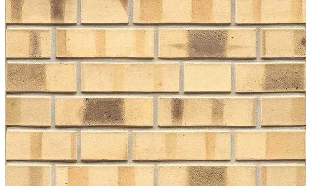 Кирпич клинкерный Westerwaelder Klinker Nr 35KS Creme nuanciert Kohle Spezial, 240х115х71 мм