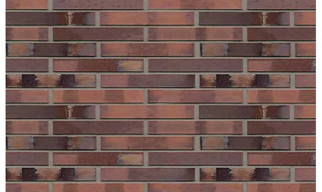 Кирпич клинкерный Muhr 04 S Rotbraun-bunt Spezia гладкий, 290х90х40 мм