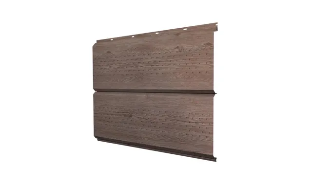Софит ЭкоБрус new c перфорацией 0,45 Print Elite White Wood