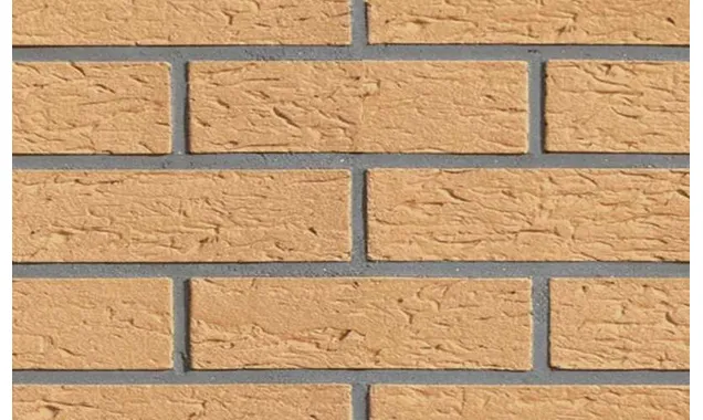 Кирпич клинкерный Muhr 01 Niederlausitzer Gelb рустик, 250х120х65 мм