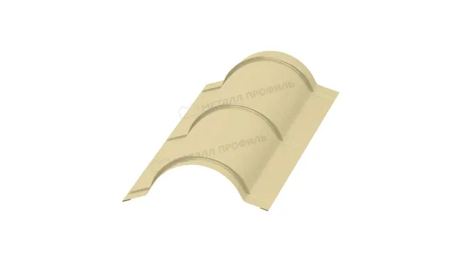 Планка конька круглого R110х2000 (ПЭ-01-1014-0.5)