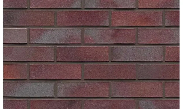 Кирпич клинкерный 5-щелевой Muhr 10 Violettblau geflammt гладкий, 210х100х50 мм