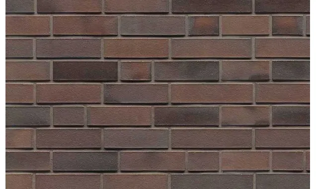 Кирпич клинкерный Muhr 33 A Schwarz-Braun гладкий, 240х115х71 мм