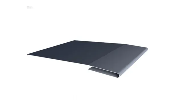 Планка стартовая БХ new 0,5 Satin Matt TX RAL 7016 антрацитово-серый (2м)