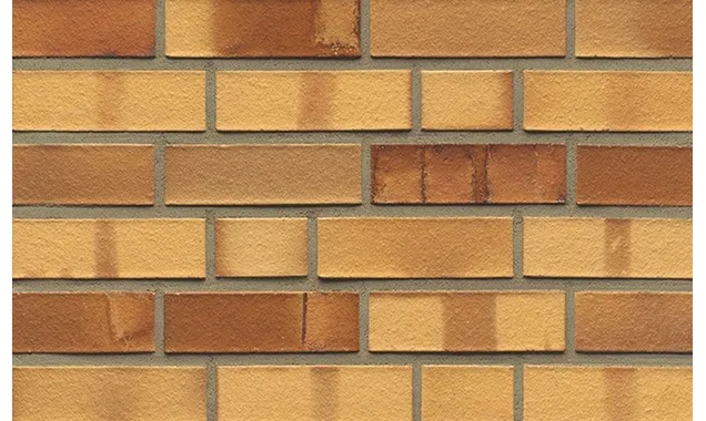 Кирпич клинкерный Muhr 01 S Niederlausitzer Gelb Spezial готик, 290х90х40 мм