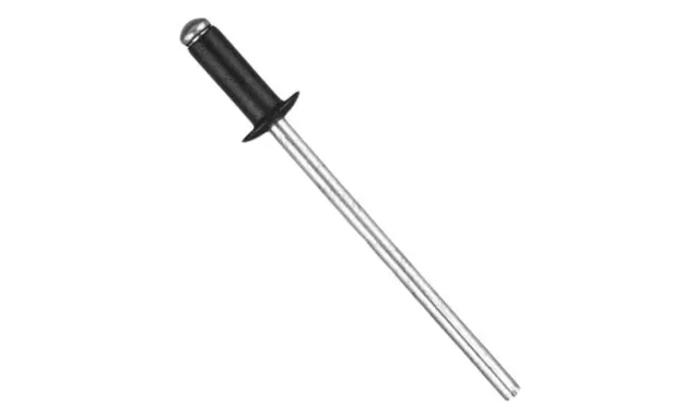 Заклёпка вытяжная Daxmer 4,0х10 RAL 9005 (10х1000 шт) ал/ст
