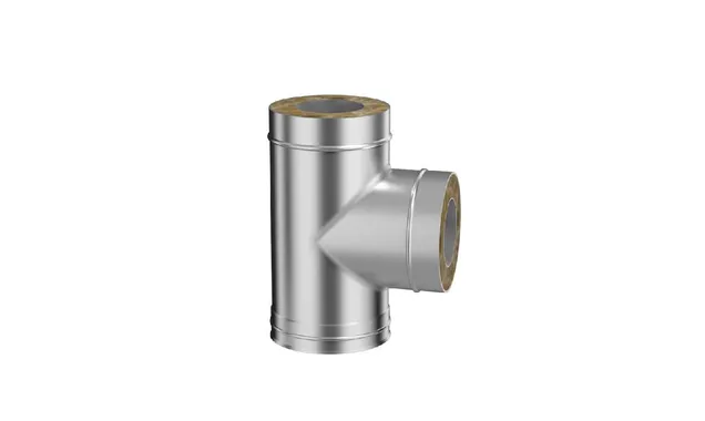 Тройник сэндвича-И Металл и Ко 90х200х115 AISI 430 0,5+AISI 430 0,8 (конденсат)