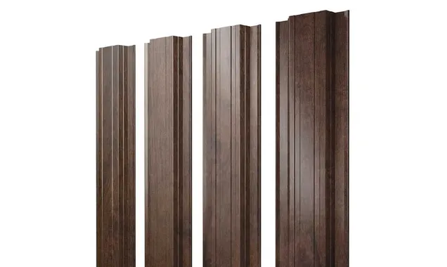 Штакетник Прямоугольный Grand Line 0,45 Print Premium Antique Wood Antique Wood