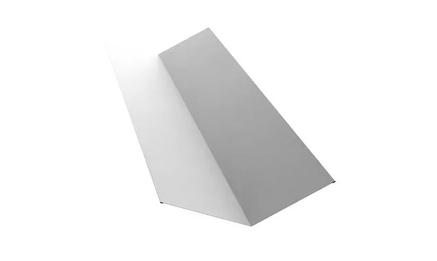 Планка ендовы верхней 145х145 0,45 PE с пленкой RAL 9003 сигнальный белый