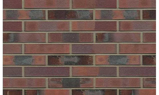 Кирпич клинкерный Muhr 04KS Rotbraun-bunt Kohle Spezial гладкий, 240х115х52 мм