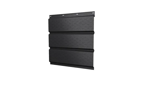 Софит металлический полная перфорация 0,5 PurPro Matt 275 с пленкой RAL 9005 черный
