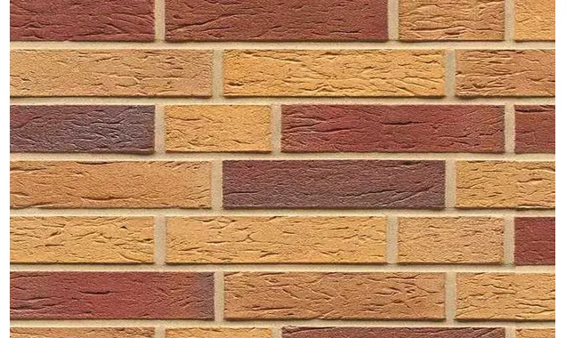 Кирпич клинкерный Muhr 19 Rubinbeige nuanciert рустик, 240х115х52 мм
