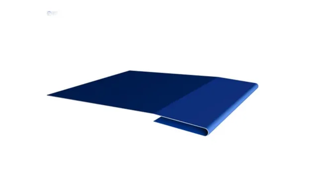 Планка стартовая БХ new 0,5 Satin с пленкой RAL 5005 сигнальный синий (2,5м)
