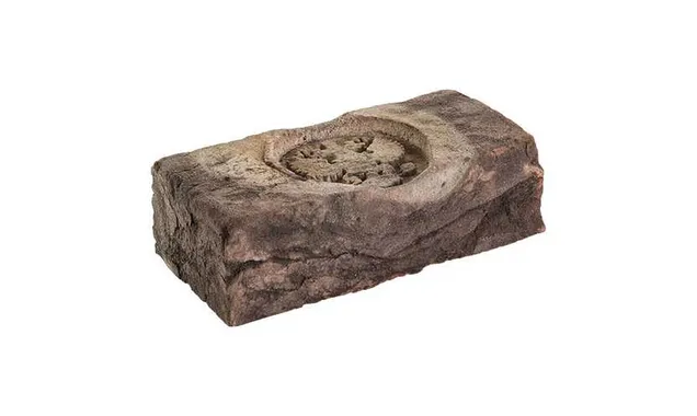 Облицовочный кирпич с двуглавым орлом Донские зори, 215х102х65 мм