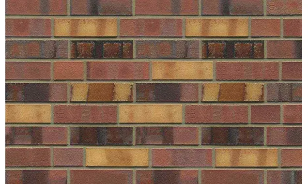 Кирпич клинкерный Westerwaelder Klinker Nr 21SF Gelbbraunrot Spezial, 240х115х71 мм