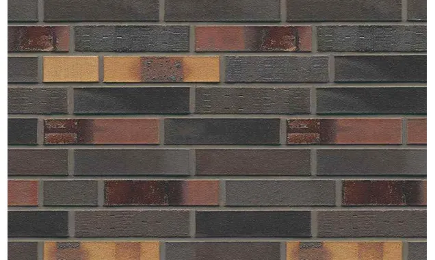 Кирпич клинкерный Westerwaelder Klinker Nr 40 Kobalt Spezial geflammt, 240х115х52 мм